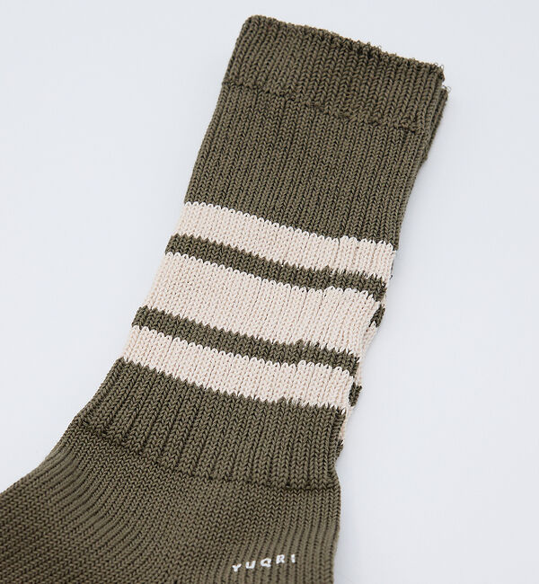 ABAHOUSE「【YUQRI/ユクリ】Walky/ラインソックス/靴下/消臭機能【WEB限定】」|ソックス|