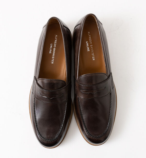 alfredoBANNISTER「【定番人気】コインローファー / ベジタブルタンニンレザー使用」|ローファー|