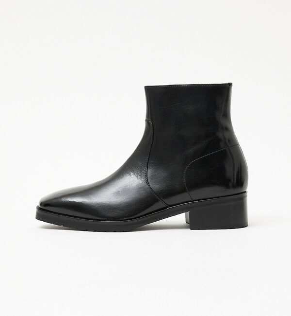 alfredoBANNISTER「スクエアトゥサイドジップブーツ」|ショートブーツ|