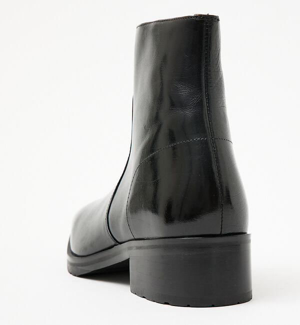 alfredoBANNISTER「スクエアトゥサイドジップブーツ」|ショートブーツ|