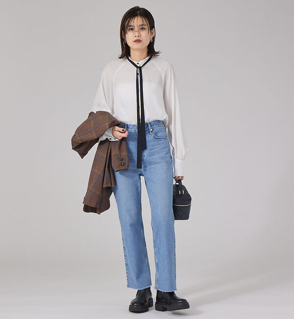 Rouge vif「ボウタイラグランブラウス」|シャツ・ブラウス|