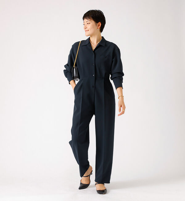 Rouge vif「長袖オールインワン　ジャンプスーツ」|オールインワン|