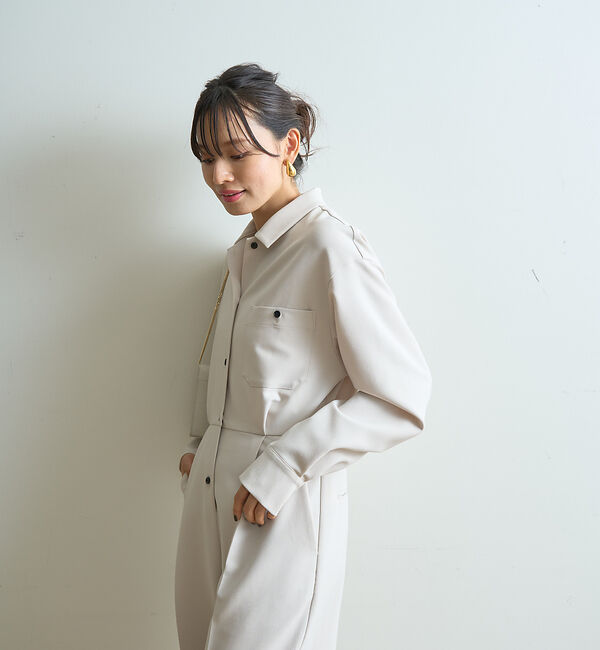 Rouge vif「長袖オールインワン　ジャンプスーツ」|オールインワン|