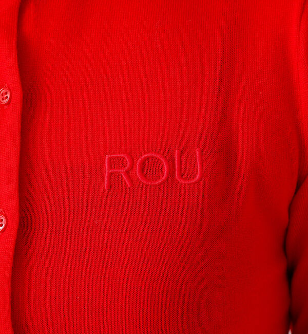 Rouge vif「ロゴ刺繍カーディガン」|カーディガン|