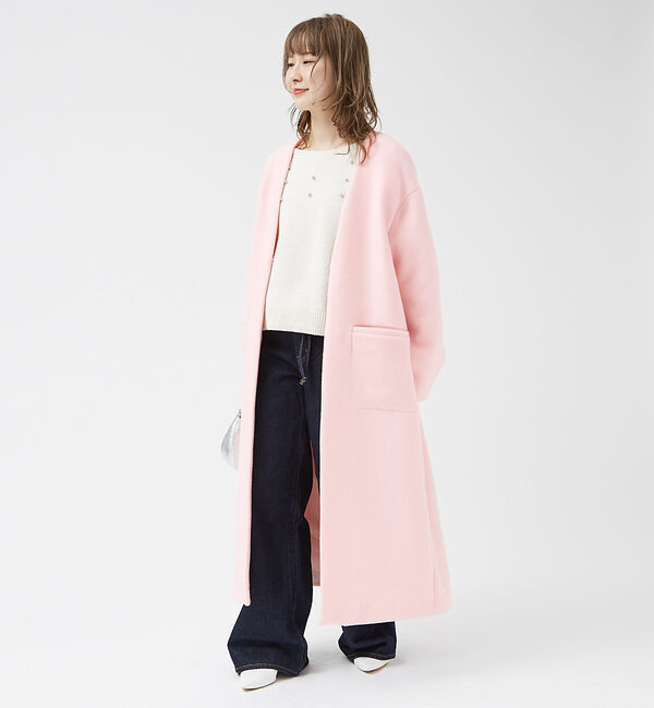 Rouge vif「【一部店舗限定】ビジューニットプルオーバー」|ニット・セーター|