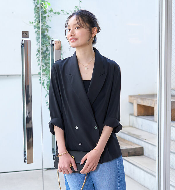 Rouge vif「ブラウスエアリージャケット」|テーラードジャケット|