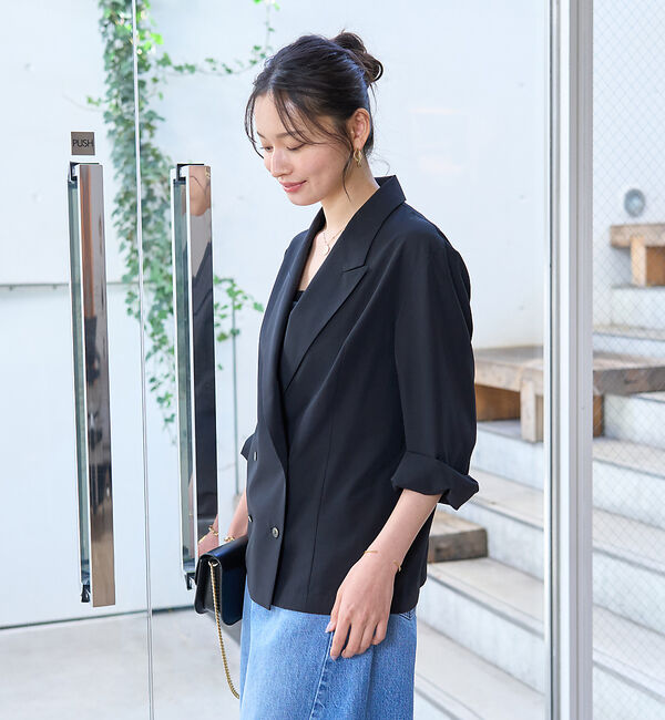 Rouge vif「ブラウスエアリージャケット」|テーラードジャケット|