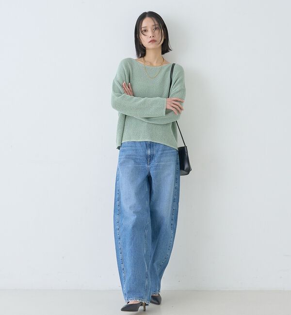 Rouge vif「【一部店舗限定】バックスリット ゆるメッシュニット」|ニット・セーター|