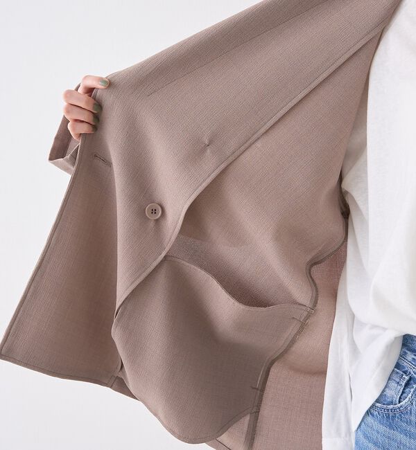 Rouge vif「バスケットメッシュダブルジャケット」|テーラードジャケット|