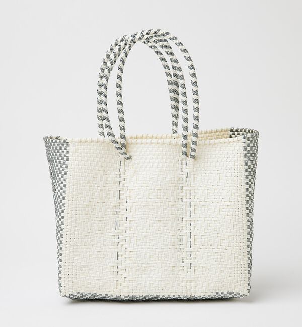 Rouge vif「【MOON BIRD/ムーンバード】手編みのメルカドバッグS/かごバッグ/ハンド」|かごバッグ|