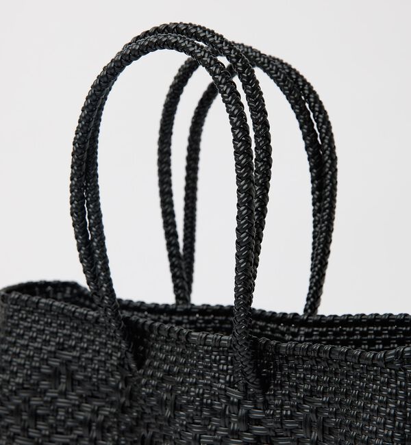 Rouge vif「【MOON BIRD/ムーンバード】手編みのメルカドバッグS/かごバッグ/ハンド」|かごバッグ|
