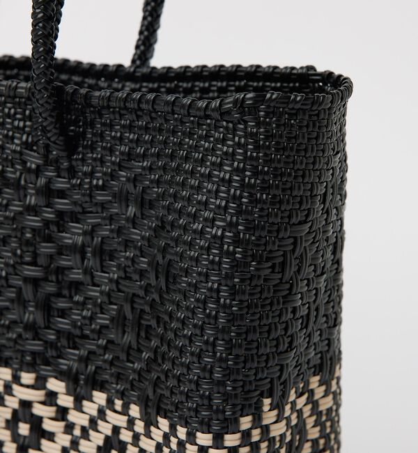 Rouge vif「【MOON BIRD/ムーンバード】手編みのメルカドバッグS/かごバッグ/ハンド」|かごバッグ|