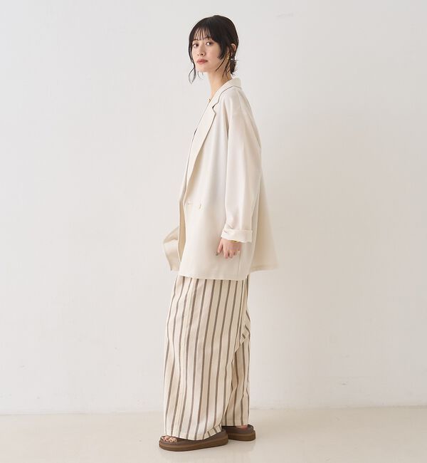 Rouge vif「ストライプイージーパンツ/ウエストゴム」|その他|