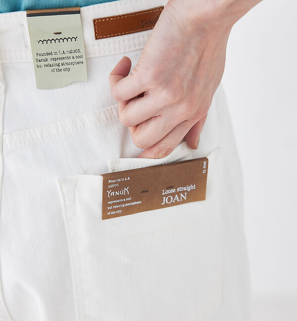 qualite「【YANUK】ルーズストレートデニムパンツ JOAN」|デニム|