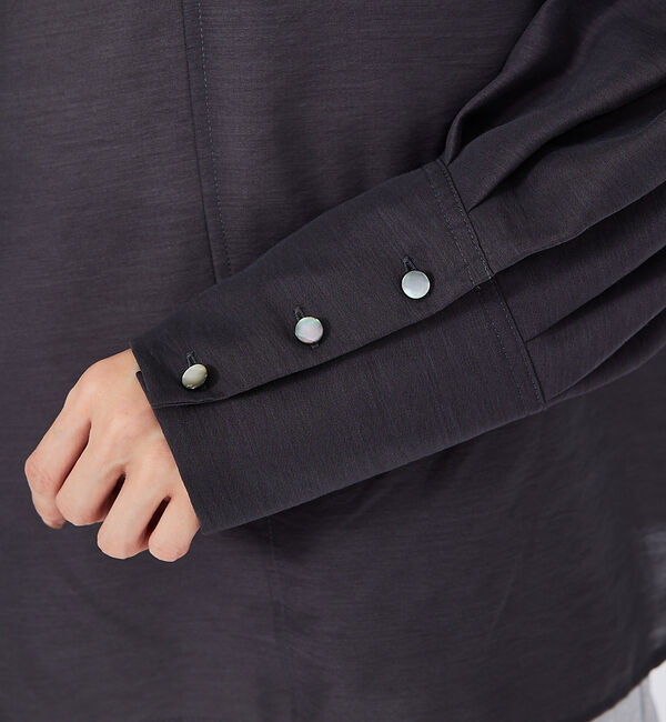 qualite「エアリータックスリーブブラウス」|シャツ・ブラウス|