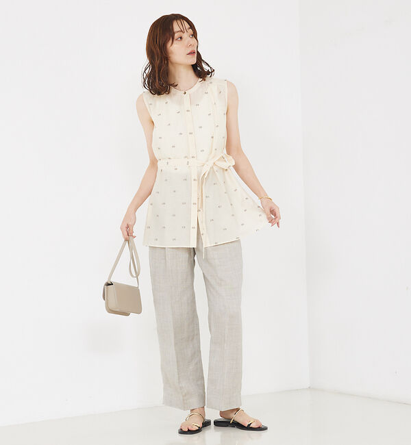 qualite「カットドビーチュニックブラウス」|ワンピース|