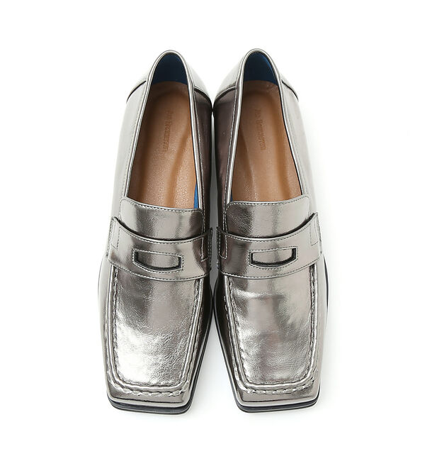 AU BANNISTER「【スノーソール】ワイドスクエアローファー」|ローファー|