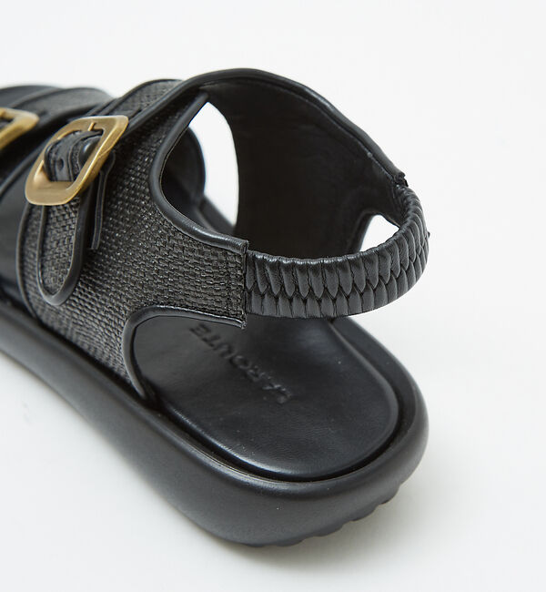 AU BANNISTER「【LAROUTE/軽量】ダブルベルトスポーツサンダル」|サンダル|