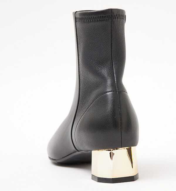 AU BANNISTER「【スノーソール】バックストレッチショートブーツ」|ショートブーツ|