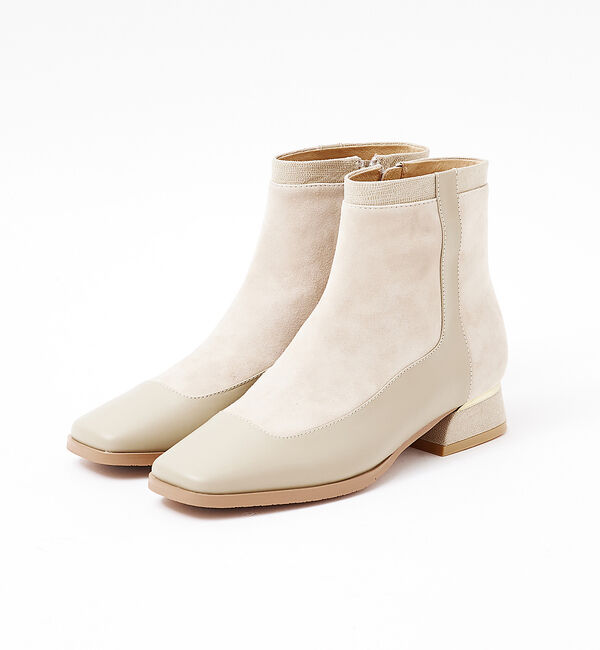 AU BANNISTER「【スノーソール】メタルヒールショートブーツ」|ショートブーツ|