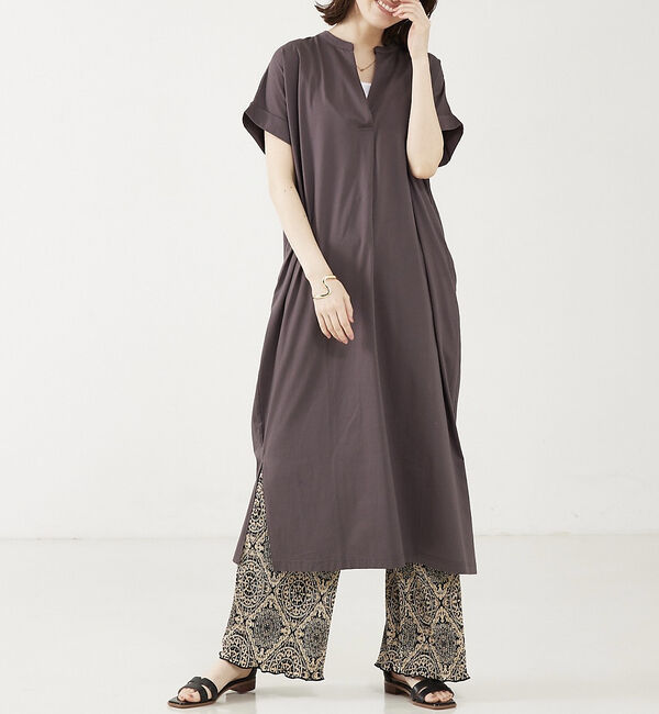 abahouse mavie「クリスタルプリーツパンツ」|その他|