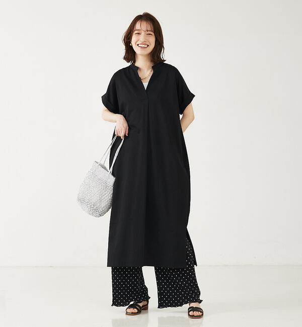 abahouse mavie「クリスタルプリーツパンツ」|その他|