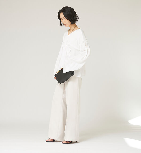 The Store by C' 「【COCUCA】【WEB限定】ギャザーブラウス」|シャツ・ブラウス|