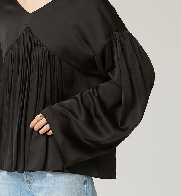 The Store by C' 「【COCUCA】【WEB限定】ギャザーブラウス」|シャツ・ブラウス|