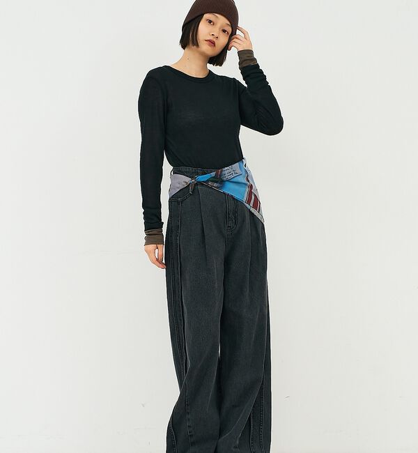 NOMINE「ダブルスリーブ シアー ロンT」|Tシャツ・カットソー|