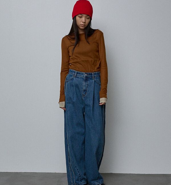 NOMINE「ダブルスリーブ シアー ロンT」|Tシャツ・カットソー|