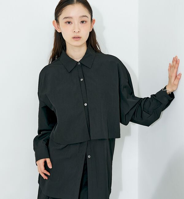 NOMINE「【ユニセックス】ロングヨーク オーバーサイズ シャツ」|シャツ・ブラウス|