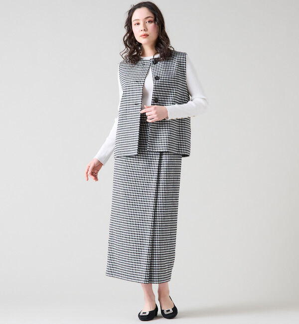 TIARA「クルーネックジレ（セットアップ可）」|ベスト・ジレ|