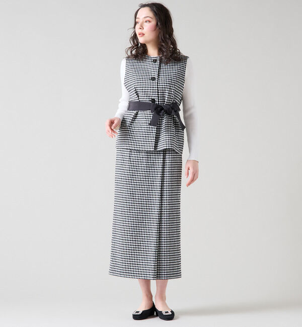 TIARA「クルーネックジレ（セットアップ可）」|ベスト・ジレ|