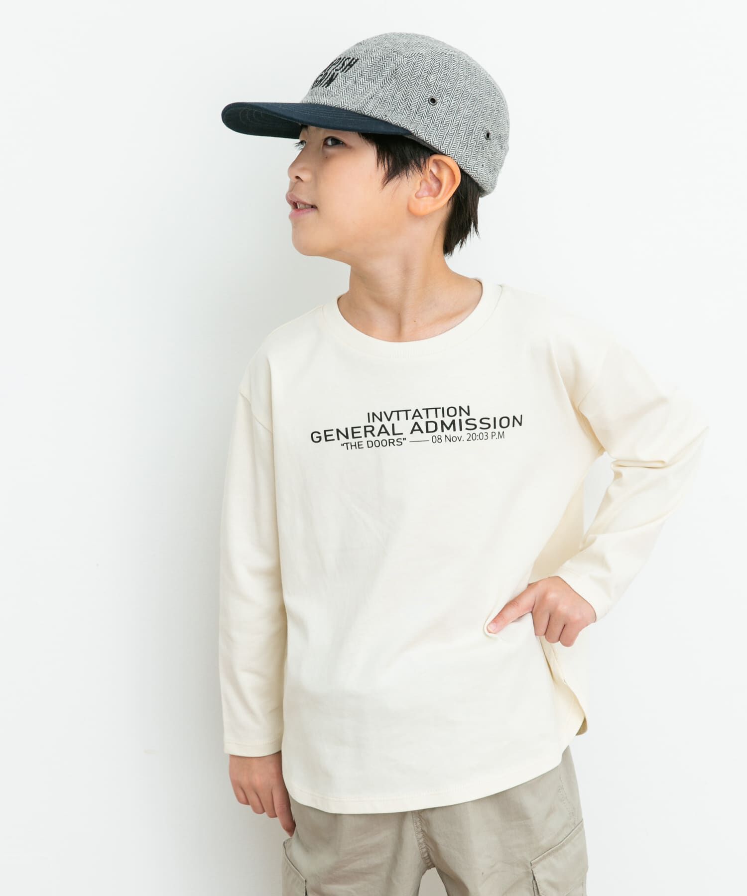 URBAN RESEARCH DOORS「コットンクルーネックロンTシャツ(KIDS)」|その他|