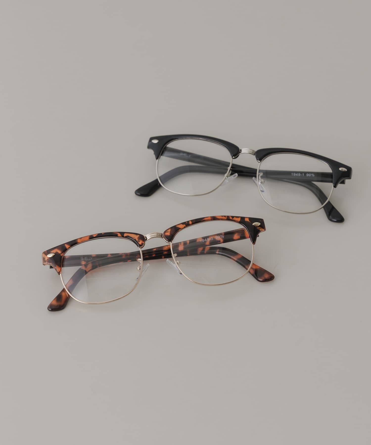 SMELLY「ハーフリムダテメガネ」|メガネ|