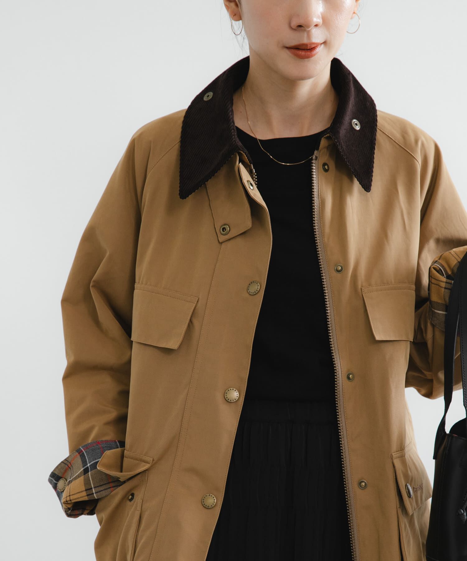 URBAN RESEARCH「『別注』Barbour / URBAN RESEARCH　BEDALE」|ノーカラーコート|