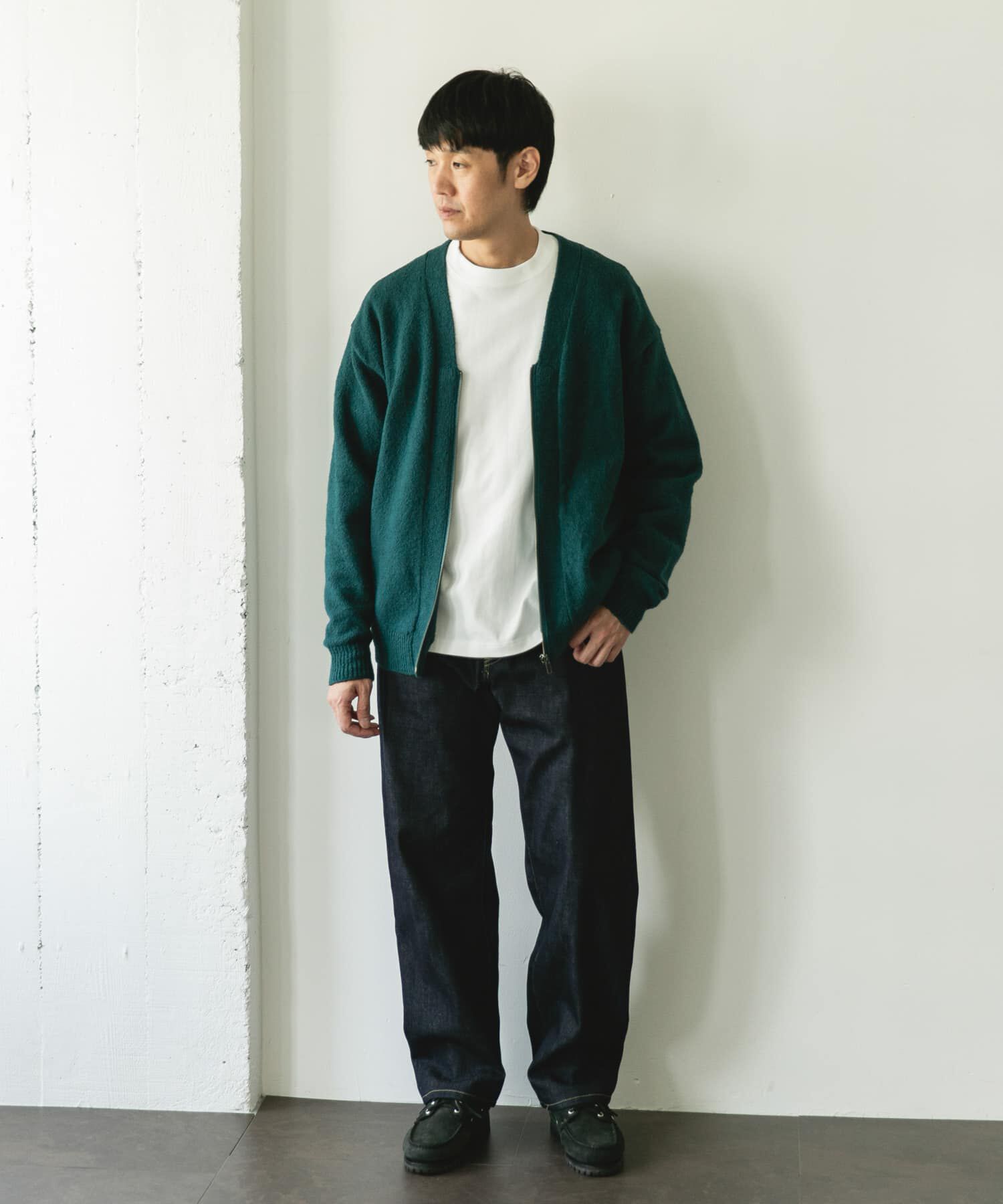 URBAN RESEARCH DOORS「AIR FIT Vネックカーディガン」|カーディガン|