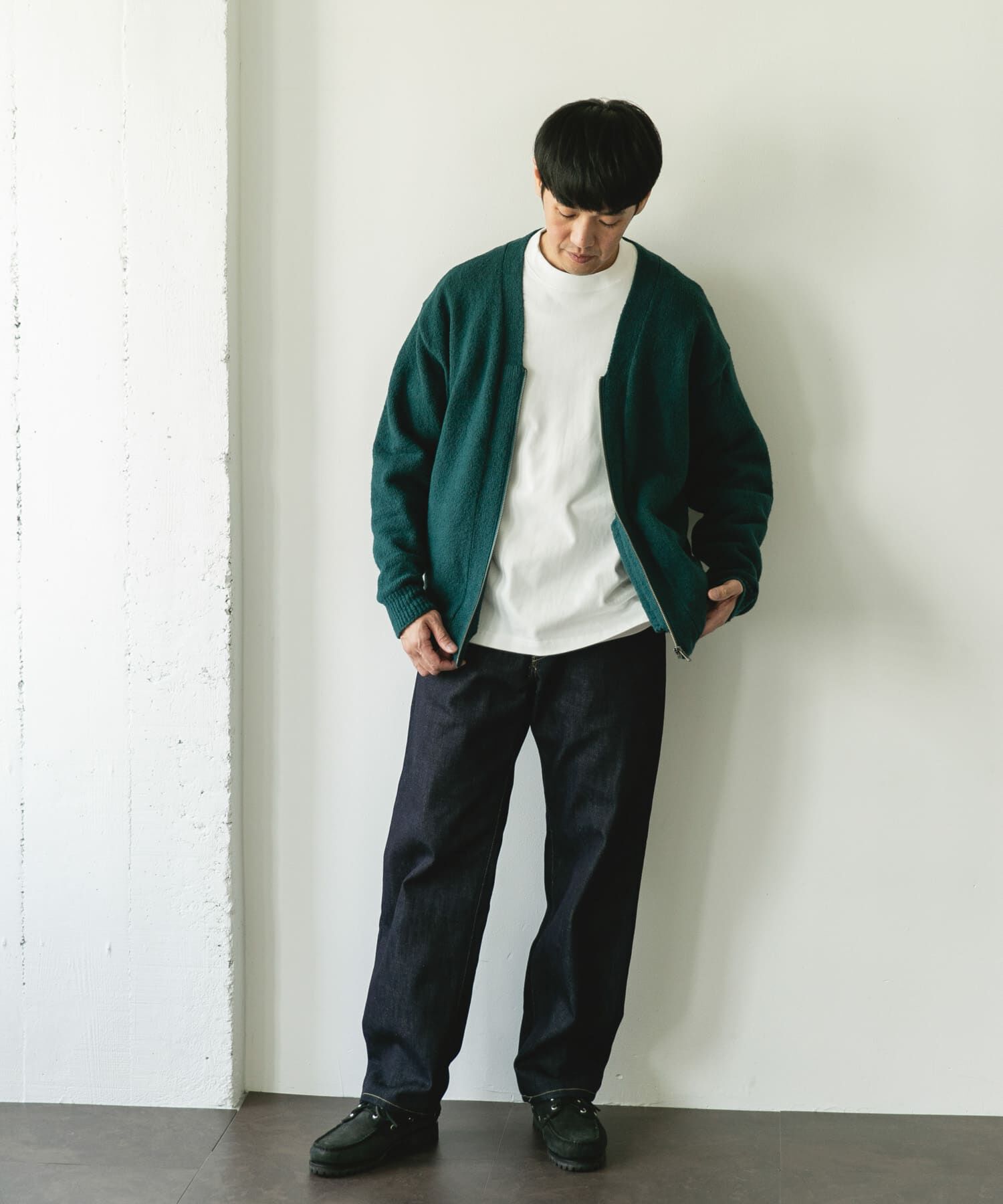 URBAN RESEARCH DOORS「AIR FIT Vネックカーディガン」|カーディガン|