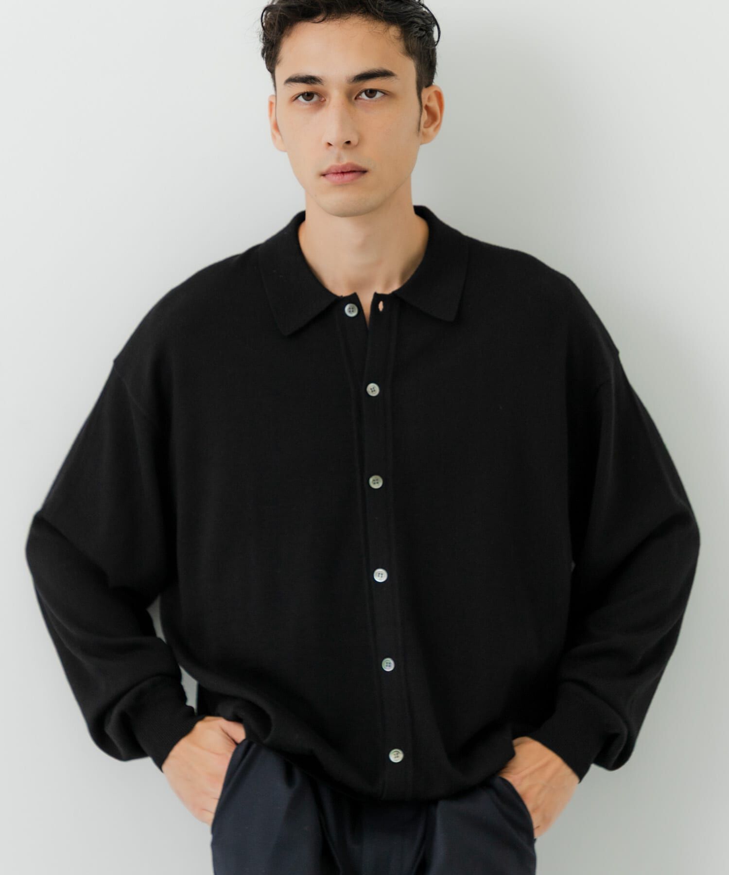 URBAN RESEARCH「『別注』crepuscule&times;URBAN RESEARCH　H-G Knit Shirts」|ニット・セーター|