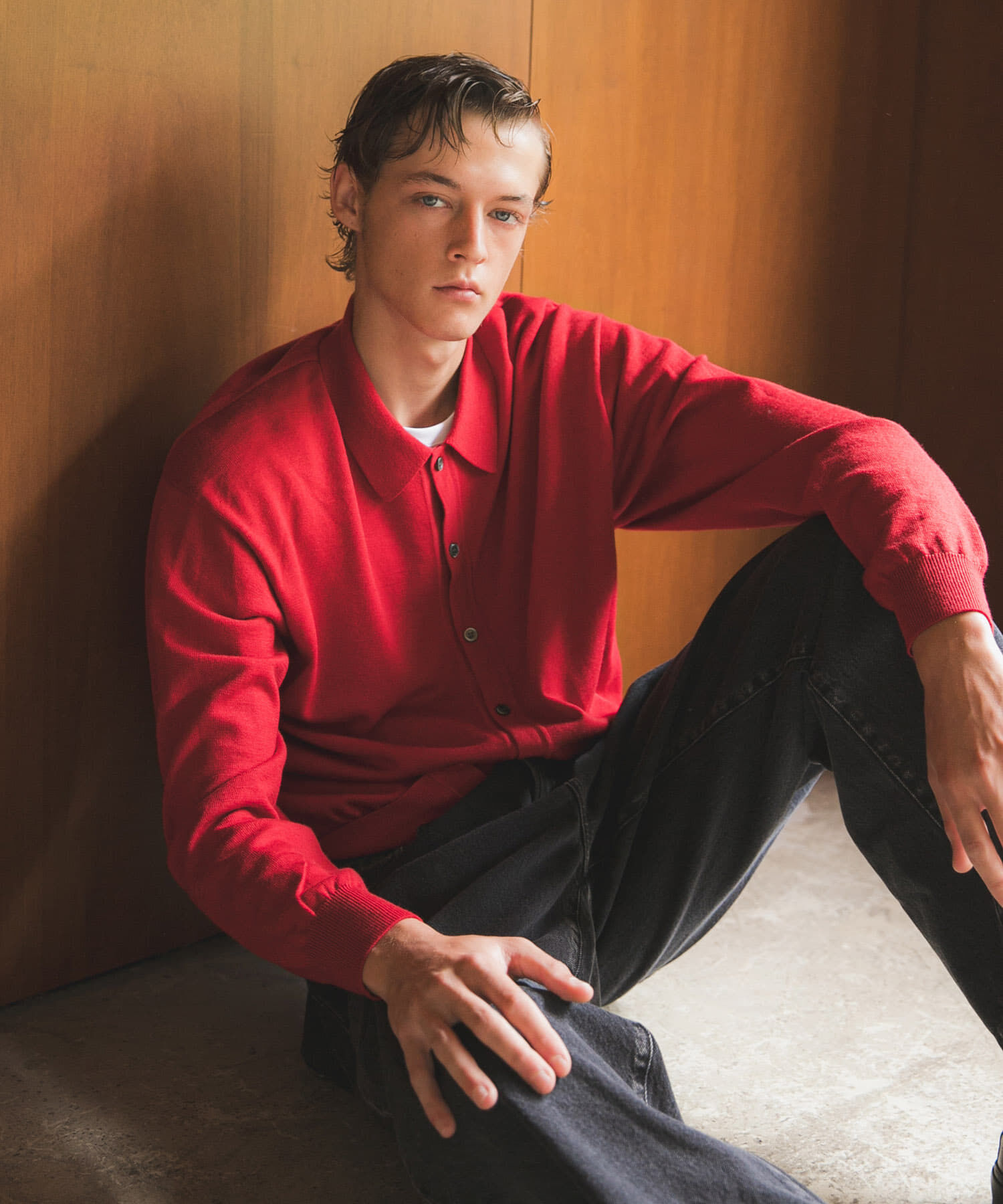 URBAN RESEARCH「『別注』crepuscule&times;URBAN RESEARCH　H-G Knit Shirts」|ニット・セーター|