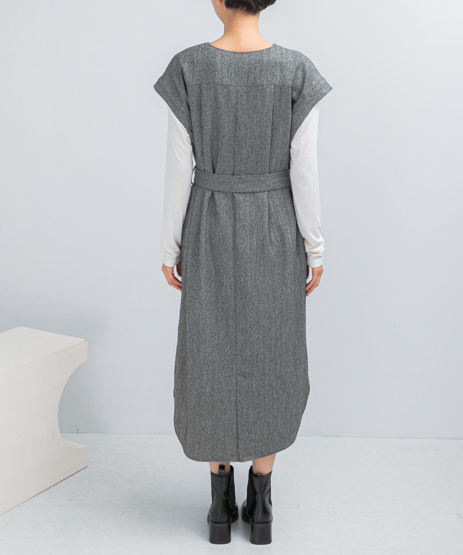 URBAN RESEARCH ROSSO「ウエストマークジャンパースカート」|ワンピース|