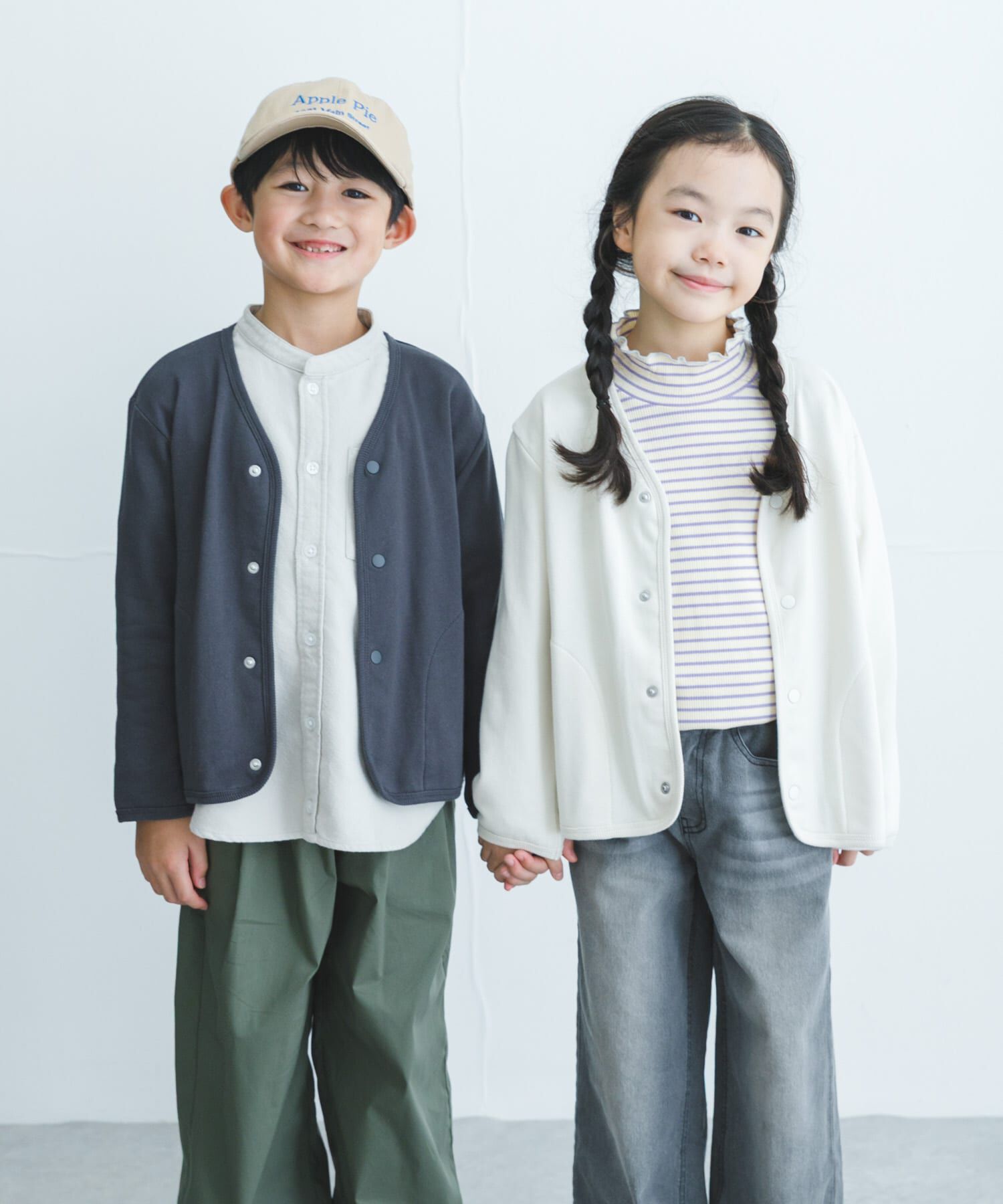 URBAN RESEARCH DOORS「裏毛Vネックカーディガン(KIDS)」|その他|