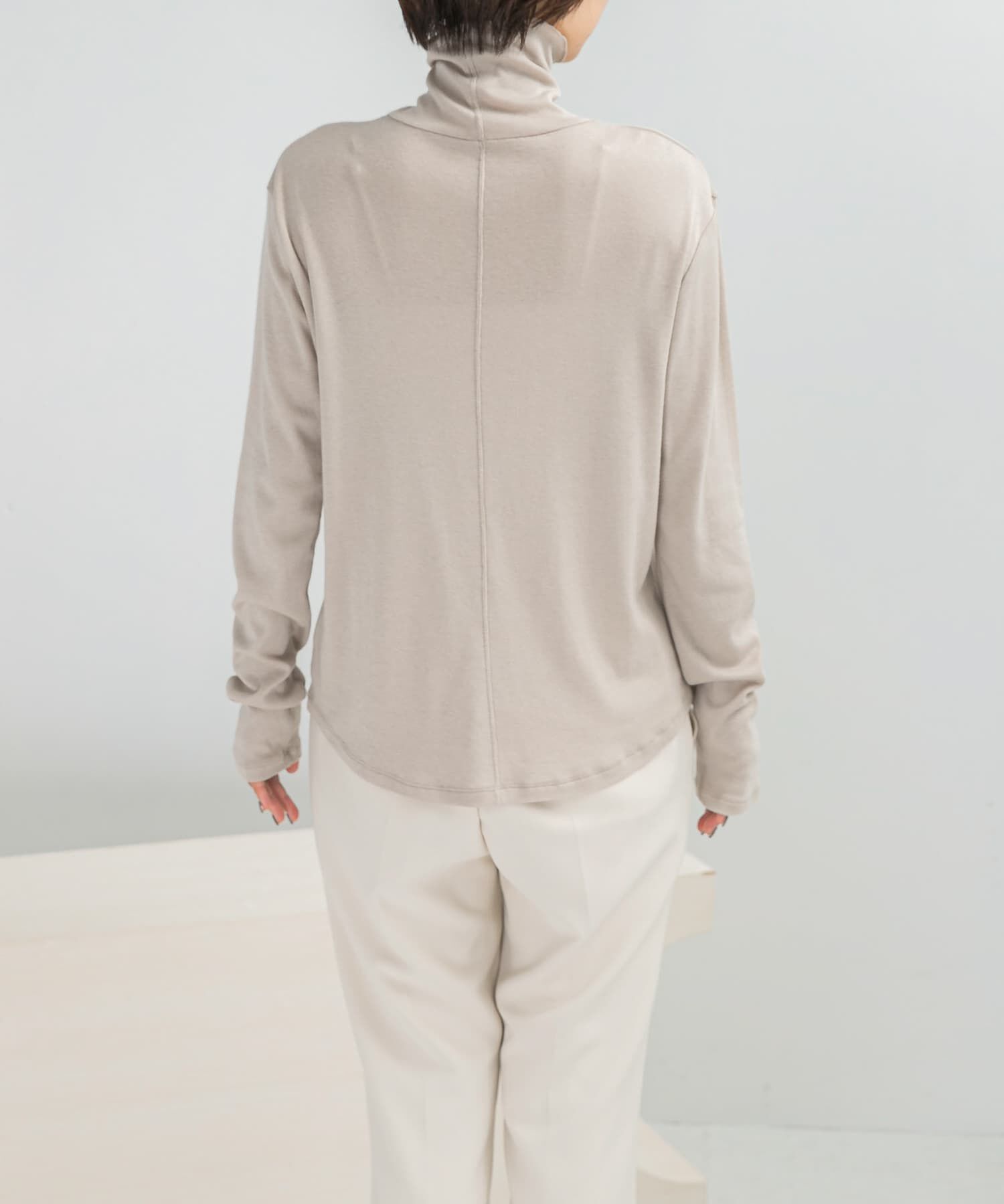 URBAN RESEARCH ROSSO「コットンカシミヤハイネックカットソー」|Tシャツ・カットソー|