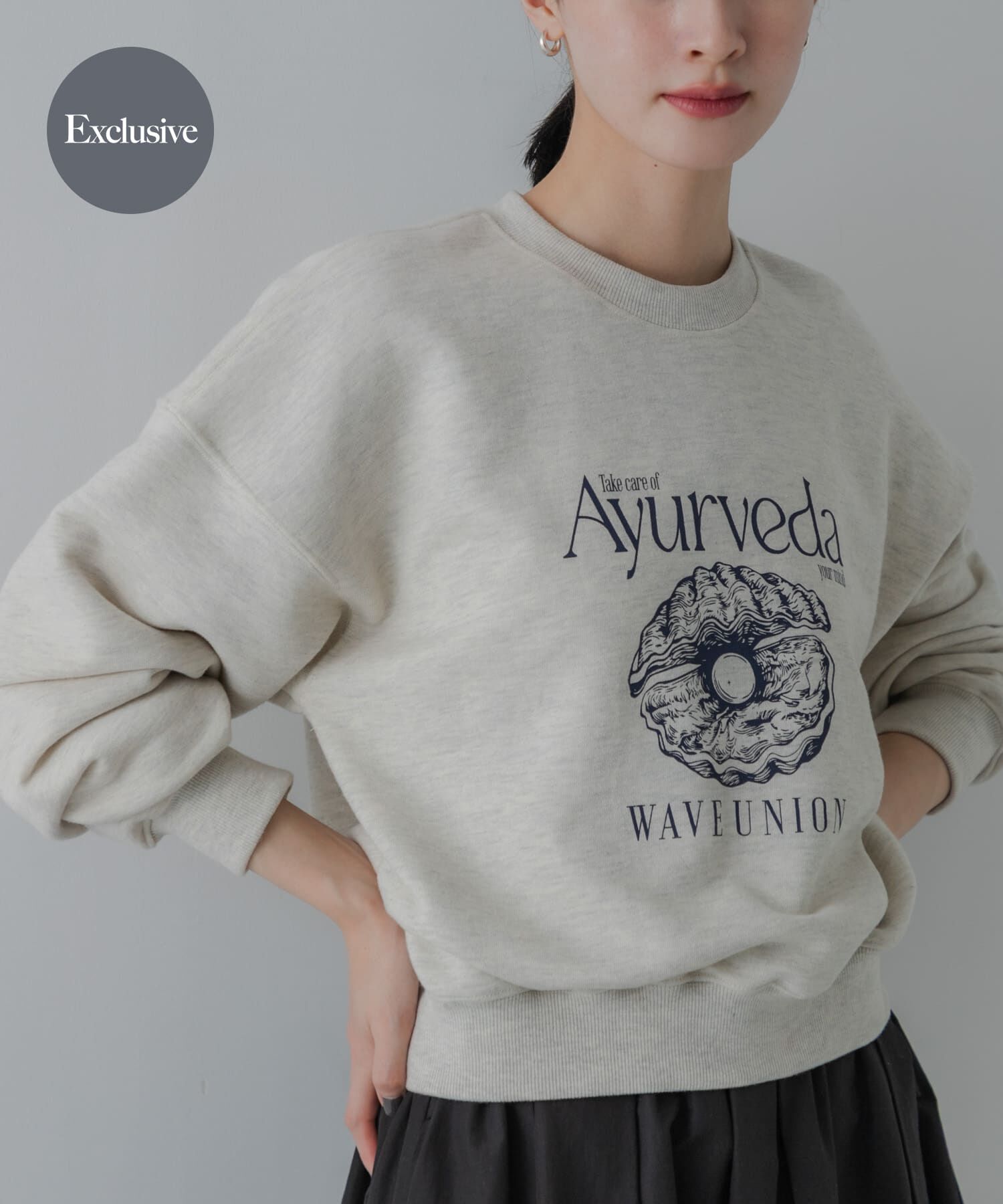 URBAN RESEARCH「『別注』WAVEUNION&times;URBAN RESEARCH　SWEAT SHIRTS」|スウェット・ジャージ|オートミール