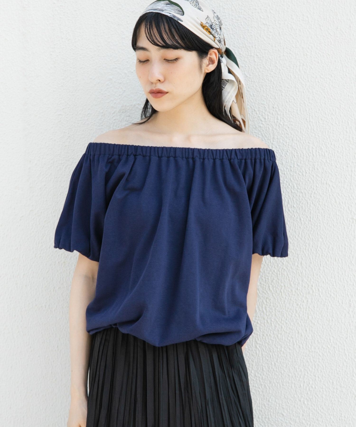  「リボンギャザースウェット」|スウェット・ジャージ|