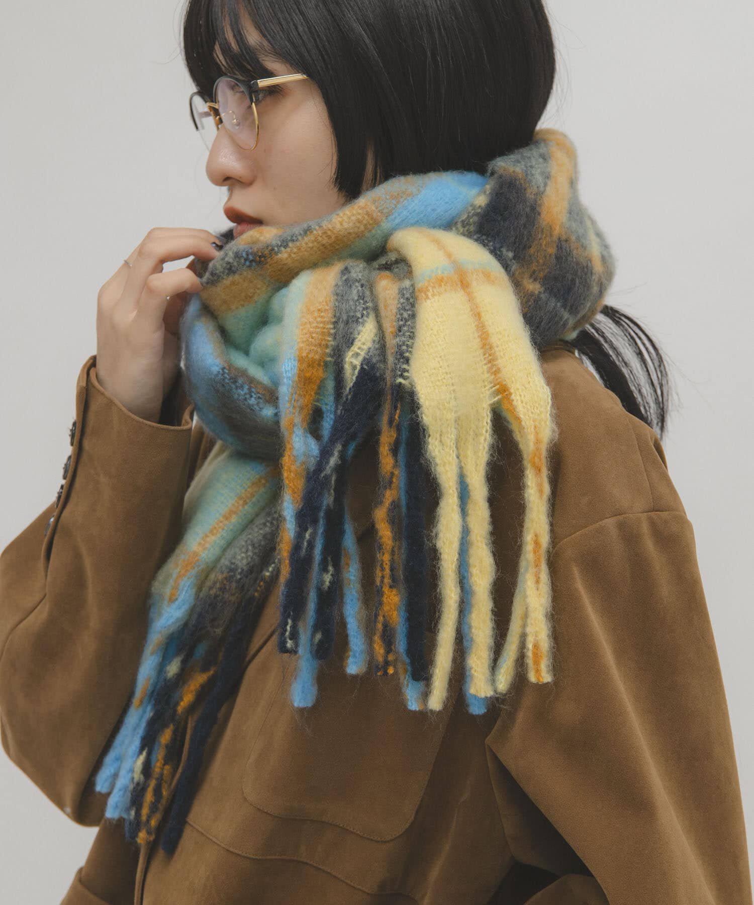  「ブークレチェックストール」|ストール|