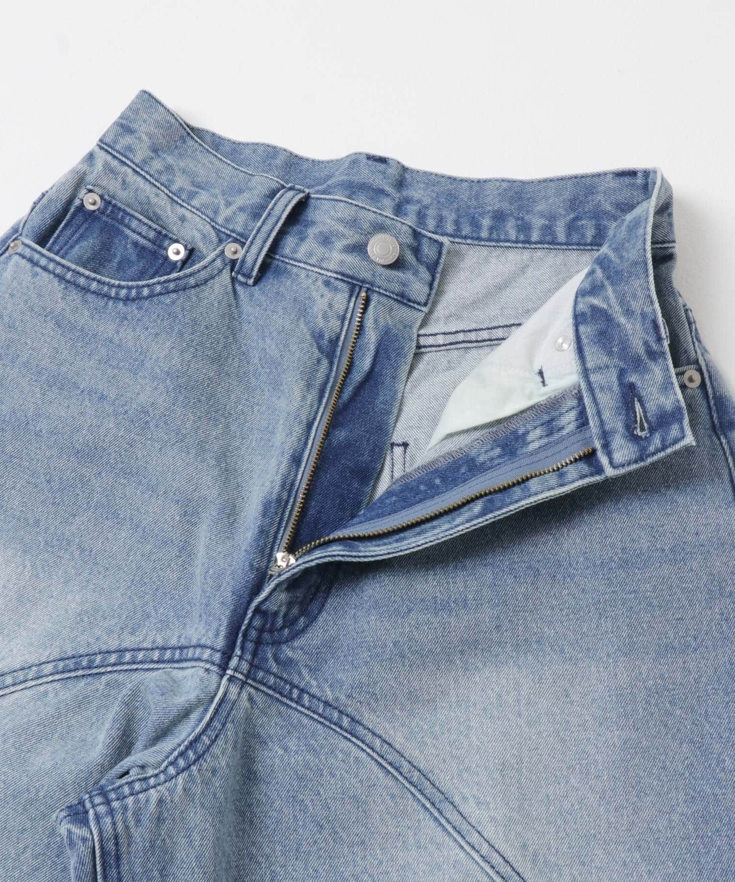  「シームデザインカーブデニム」|デニム|