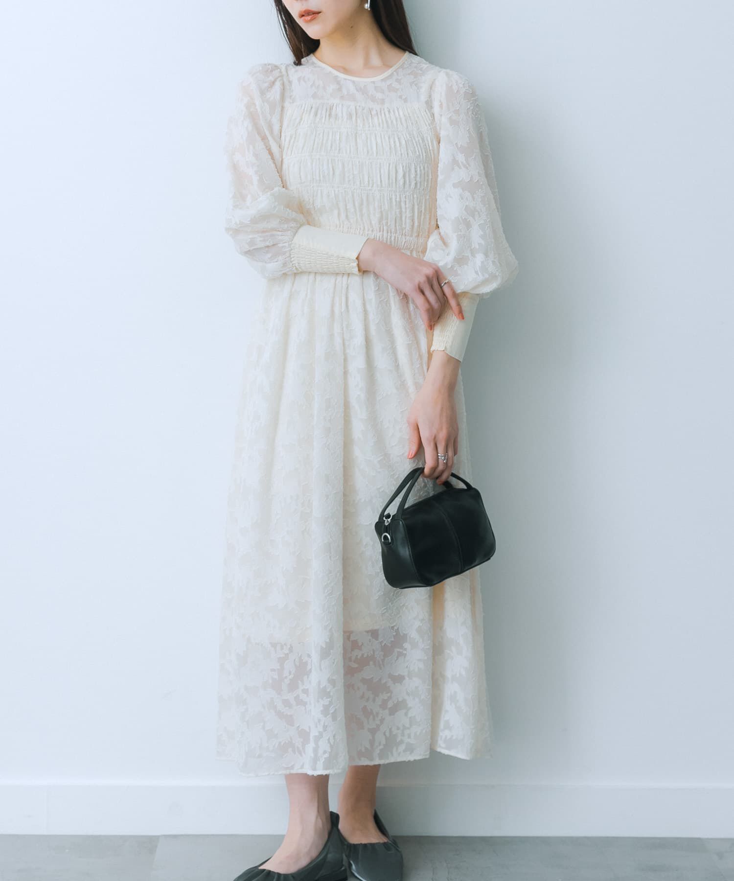 SENSE OF PLACE by URBAN RESEARCH「ウエストマークシャーリングワンピース」|ワンピース|