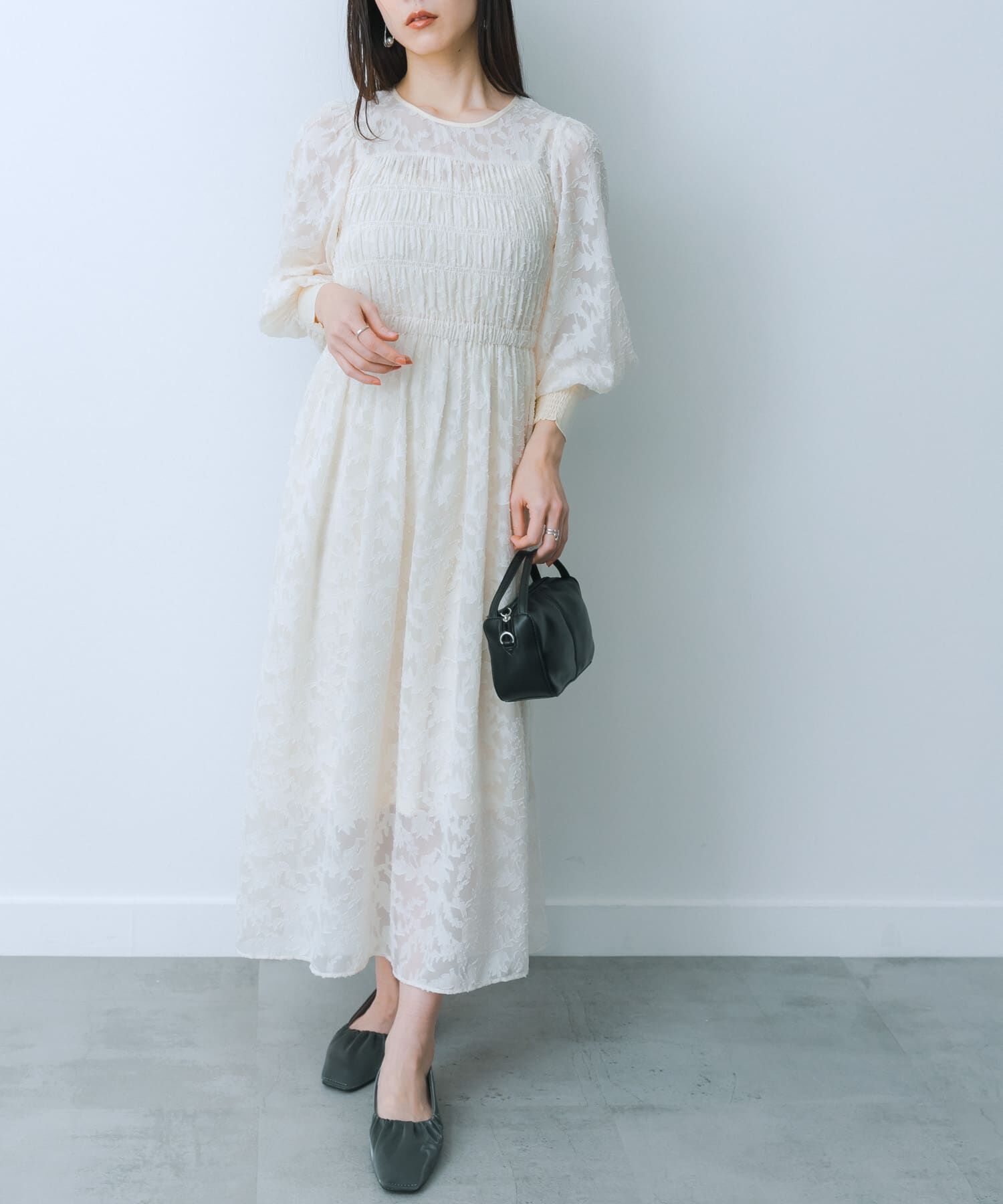 SENSE OF PLACE by URBAN RESEARCH「ウエストマークシャーリングワンピース」|ワンピース|