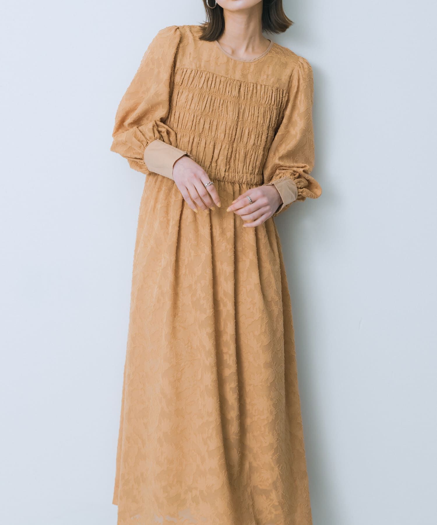 SENSE OF PLACE by URBAN RESEARCH「ウエストマークシャーリングワンピース」|ワンピース|